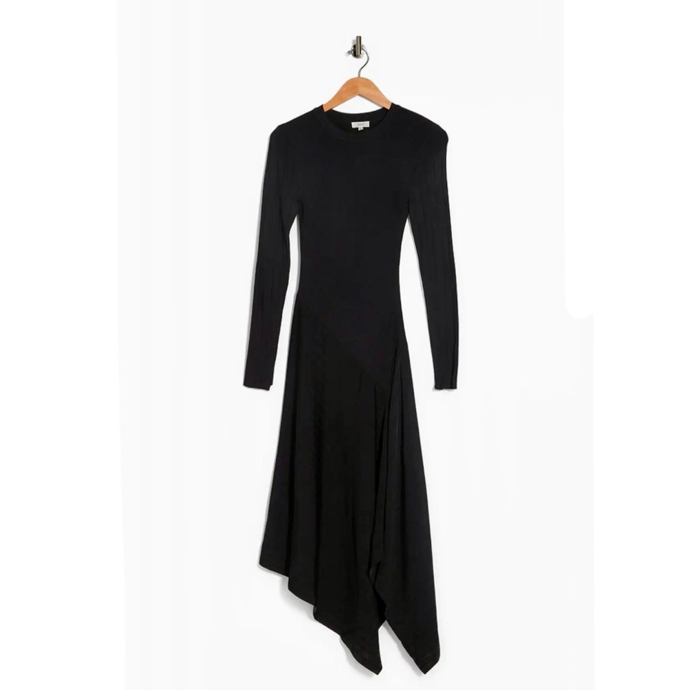 A.L.C Viviana Asymmetrical Long Sleeve Dress